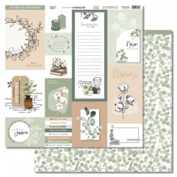 FDPI125008   FLORILEGES DESIGN COLLECTION HARMONIE 5  30.5 cm x 30.5 cm
