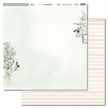 FDPI125007   FLORILEGES DESIGN COLLECTION HARMONIE 4  30.5 cm x 30.5 cm