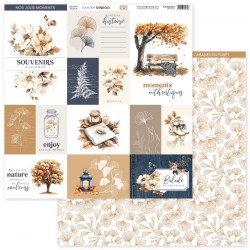 FDPI325003   FLORILEGES DESIGN COLLECTION GINKGO 3   30.5 cm x 30.5 cm