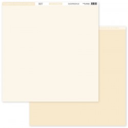 FDPUL325001   FLORILEGES DESIGN  PAPIER UNI DUO VANILLE