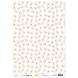 FDPC325002   FLORILEGES DESIGN COLLECTION GINKGO PAPIER CALQUE 2   A4