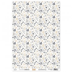 FDPC325001   FLORILEGES DESIGN COLLECTION GINKGO PAPIER CALQUE 1   A4