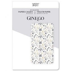 FDPC325005    FLORILEGES DESIGN COLLECTION GINKGO KIT 4 CALQUES A4