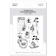 FDCL325002   FLORILEGES DESIGN COLLECTION GINKGO TAMPONS CLEAR CARPE DIEM
