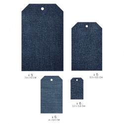 FDDC325001   FLORILEGES DESIGN COLLECTION GINKGO 21 ÉTIQUETTES IMPRIMÉES JEAN