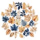 FDDC325004   FLORILEGES DESIGN COLLECTION GINKGO 31 DIE CUTS IMPRIMÉS FEUILLES