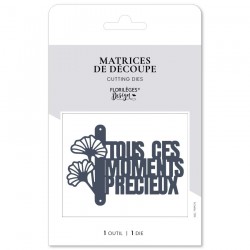 FDD325004   FLORILEGES DESIGN COLLECTION GINKGO OUTILS DE DÉCOUPE MOMENTS GINKGO