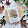 BOI105   CHOU & FLOWERS COLLECTION L'ORÉE DES BOIS TAMPON CLEAR FILLE D'AUTOMNE