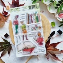 BOI111   CHOU & FLOWERS COLLECTION L'ORÉE DES BOIS TAMPON CLEAR POUR TE DIRE