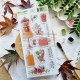 BOI114   CHOU & FLOWERS COLLECTION L'ORÉE DES BOIS TAMPON CLEAR LE TABLIER