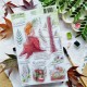 BOI120   CHOU & FLOWERS COLLECTION L'ORÉE DES BOIS TAMPON CLEAR BALADE EN FORÊT