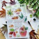 BOI118   CHOU & FLOWERS COLLECTION L'ORÉE DES BOIS TAMPON CLEAR AMBIANCE SOUS-BOIS