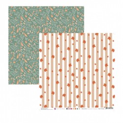 PC-PA-03   MES P'TITS CISEAUX COLLECTION PROMENADE D'AUTOMNE PC-PA-03 30,5 cm x 30,5 cm