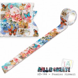 144   AALL AND CREATE MASKING TAPE 144 PEONIES AIRMAIL