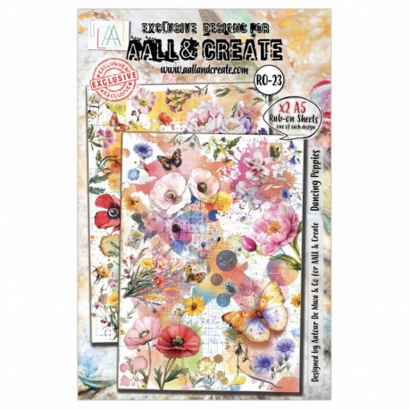 23   AALL AND CREATE  RUBON 23 DANCING POPPIES