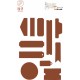 HPLF-BOFB-D2520  HA PI LITTLE FOX COLLECTION BANDE ORIGINALE FACE B MATRICES DE DÉCOUPE MULTI ÉTIQUETTES