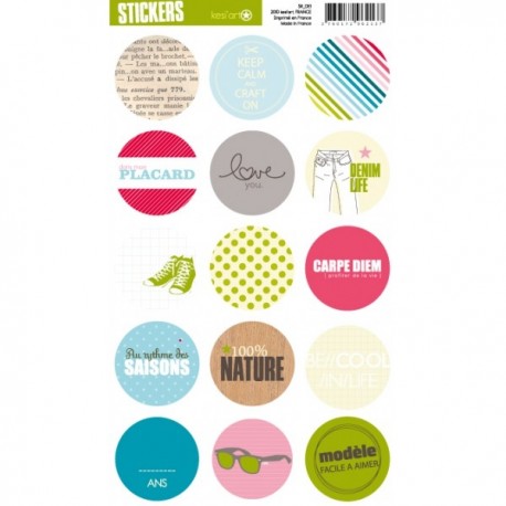STICKERS RONDS DEFILE