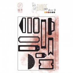 HPLF-BOFB-T2520   HA PI LITTLE FOX COLLECTION BANDE ORIGINALE FACE B TAMPONS CLEAR  MULTI ÉTIQUETTES