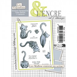 EI-59-A6-05   L'ENCRE ET L'IMAGE TAMPONS CLEAR LES MALLOW ENTRENT EN SCÈNE