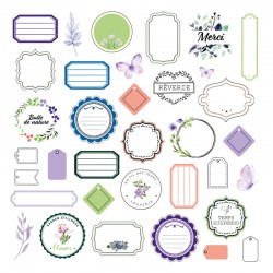 KADC40   LES ATELIERS DE KARINE JARDIN SECRET  DIES CUTS x35 pièces