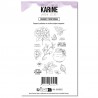 KAT4003   LES ATELIERS DE KARINE JARDIN SECRET TAMPON CLEAR BOUQUET D'HORTENSIAS