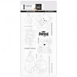 SOK-RMH-T4   SOKAÏ COLLECTION RACONTE MOI UNE HISTOIRE TAMPONS CLEAR HAPPY HALLOWEEN