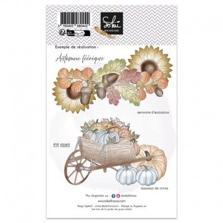 SOK-RMH-T3   SOKAÏ COLLECTION RACONTE MOI UNE HISTOIRE TAMPONS CLEAR SAVEURS D'AUTOMNE