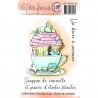 LPF-CHOCO-06   LA PETITE FRANÇAISE COLL. CHOCOLAT CHAUD TAMPONS CLEAR ÉTOILES ET CANNELLE