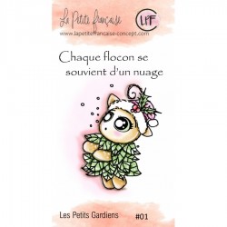 LPF-GARD-01   LA PETITE FRANÇAISE COLL. LES PETITS GARDIENS TAMPONS CLEAR 1