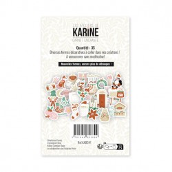 KADC41   LES ATELIERS DE KARINE CARNET ENCHANTÉ  DIES CUTS x35 pièces