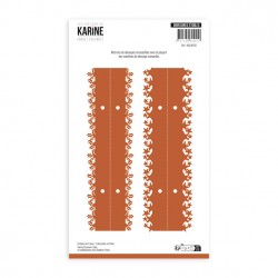 KAD4105   LES ATELIERS DE KARINE CARNET ENCHANTÉ DIES BORDURES ÉTOILES