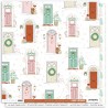KAC4104   LES ATELIERS DE KARINE CARNET ENCHANTÉ AUX PORTES DE L'HIVER 30.5 cm x 30.5 cm