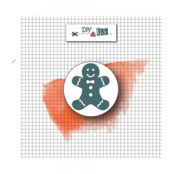 DIY-CI-SC42    DIY AND CIE SCEAU 25mm MONSIEUR PAIN D'ÉPICE