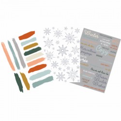 HPLF-EDN-RUB   HA PI LITTLE FOX COLLECTION ÉTOILE DES NEIGES TRANSFERTS