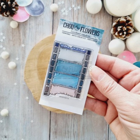 ALT103   CHOU & FLOWERS COLLECTION ALTITUDE TAMPON CLEAR DIAPO