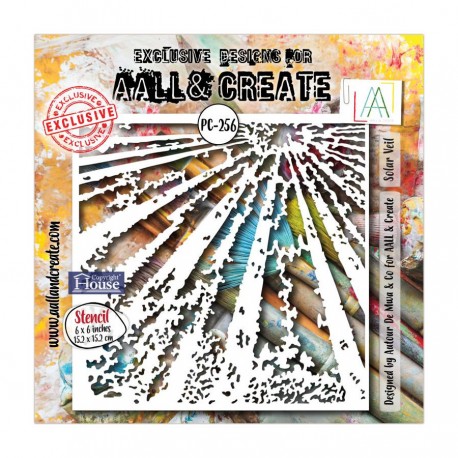 AALL & CREATE STENCIL 256 SOLAR VEIL