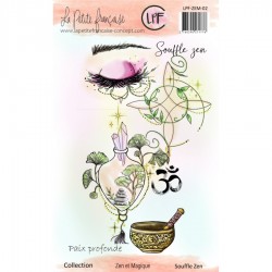 LPF-ZEM-02   LA PETITE FRANÇAISE COLL. ZEN ET MAGIQUE TAMPONS CLEAR SOUFFLE ZEN