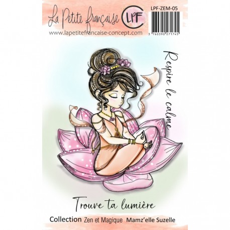 LPF-ZEM-05   LA PETITE FRANÇAISE COLL. ZEN ET MAGIQUE TAMPONS CLEAR MAMZ'ELLE SUZELLE