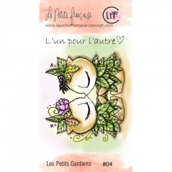 LPF-GARD-04   LA PETITE FRANÇAISE COLL. LES PETITS GARDIENS TAMPONS CLEAR 4