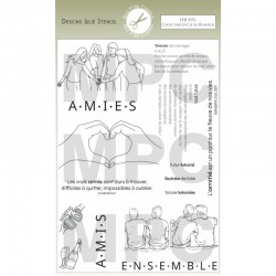 PC-LCB-TP1   MES P'TITS CISEAUX COLLECTION LA CLÉ DU BONHEUR TAMPONS CLEAR EVJF EVG