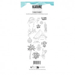 KAT4202   LES ATELIERS DE KARINE TERRE ET JASMIN TAMPON CLEAR NOMADE TOUJOURS