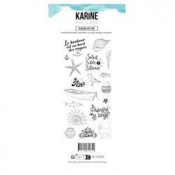 KAT4201   LES ATELIERS DE KARINE TERRE ET JASMIN TAMPON CLEAR BARQUE AU VENT
