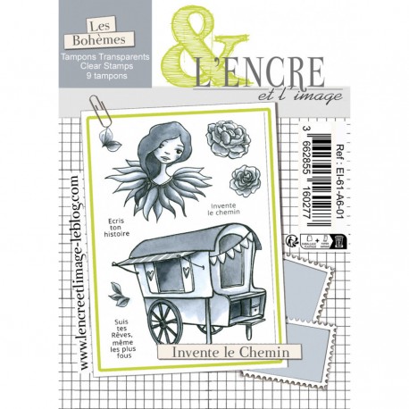 EI-61-A6-01   L'ENCRE ET L'IMAGE TAMPONS CLEAR INVENTE LE CHEMIN