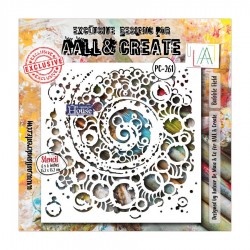 262   AALL & CREATE STENCIL 261 BUBBLE FIELD