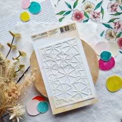 MON118   CHOU & FLOWERS COLLECTION MON P'TIT JARDIN POCHOIR PARAPLUIES