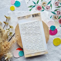 MON117   CHOU & FLOWERS COLLECTION MON P'TIT JARDIN POCHOIR BLOOMING