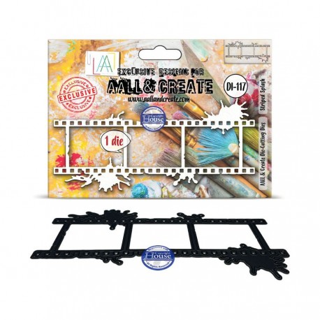 DI-117   AALL AND CREATE DIES 117 STRIPED SPLASH
