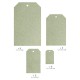 FDDC126005   FLORILEGES DESIGN COLLECTION MURMURES 21 ÉTIQUETTES IMPRIMÉS LIN VERT