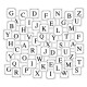 FDDC126001   FLORILEGES DESIGN COLLECTION MURMURES 56 DIE CUTS IMPRIMÉS PETITES LETTRES
