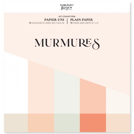 FDPUL126001    FLORILEGES DESIGN COLLECTION MURMURES KIT UNI x10 feuilles